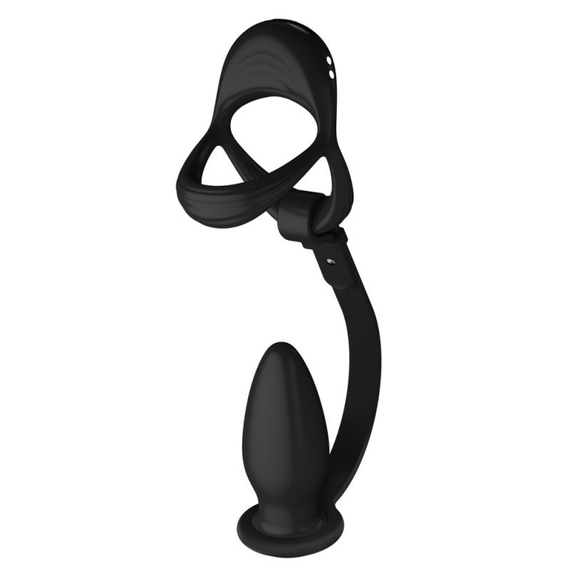 AnalTech Ballstretcher et Plug Ass Taper 7.5 x 3.2 cm - 10 Vibrations
